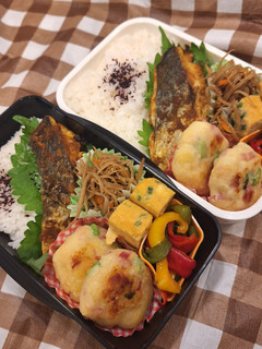高1男子とパパの弁当240925-レシピのメイン写真