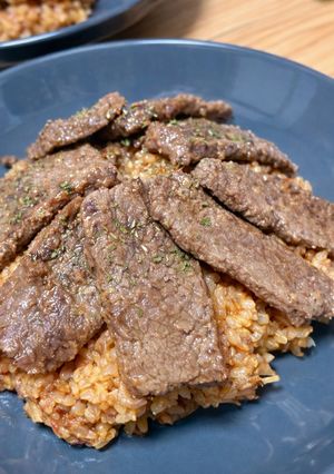 牛肉のトマトパエリア-レシピのメイン写真