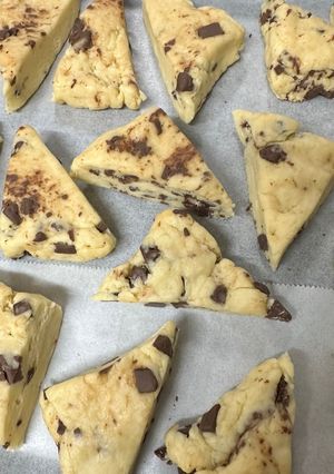 簡単！HMでスタバ風チョコスコーン-レシピのメイン写真
