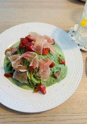 ほうれん草の生クリーム冷製パスタ-レシピのメイン写真