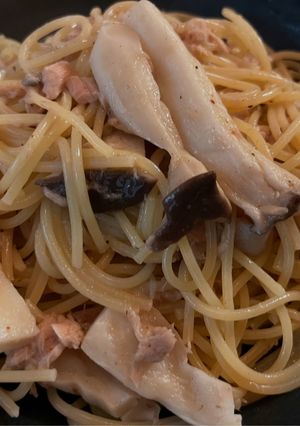 エリンギとツナのパスタ-レシピのメイン写真