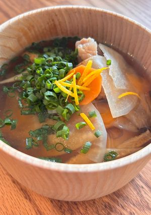 鶏飯風お雑煮-レシピのメイン写真
