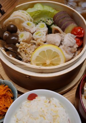 お肉と野菜のせいろ蒸し-レシピのメイン写真