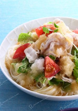 冷しゃぶサラダそうめん-レシピのメイン写真