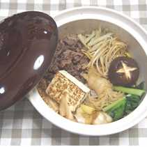 รูปของ 食物繊維たっぷりすき焼き（透析食）