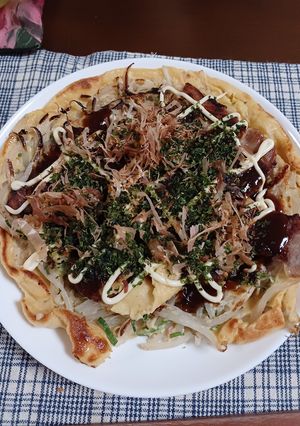 もやしのお好み焼き-レシピのメイン写真
