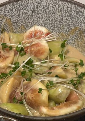 いちじくとなすのねり胡麻和え-レシピのメイン写真