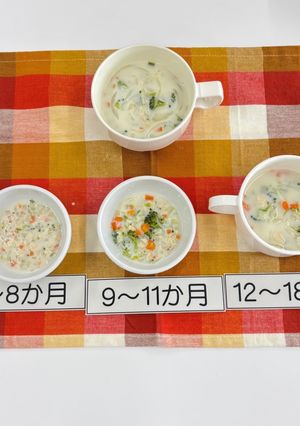 離乳食から取り分ける簡単ミルクチャウダー-レシピのメイン写真