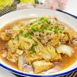 厚揚げと白菜の豚バラ『めんつゆうま煮』