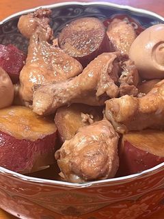 まろやかな味♡さつま芋入り手羽元すっぱ煮-レシピのメイン写真