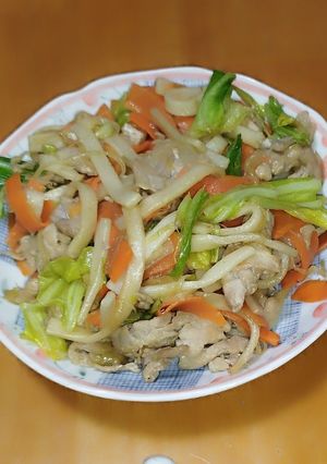 自家製焼きうどん-レシピのメイン写真