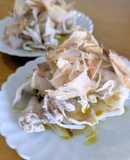豚肉冷しゃぶ　柑橘風味　花がつおかけ