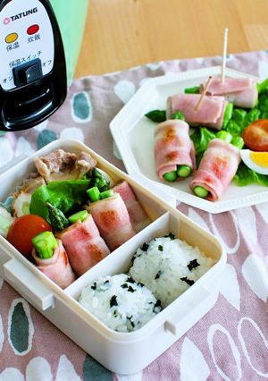 ＼大同電鍋レシピ／アスパラベーコン-レシピのメイン写真