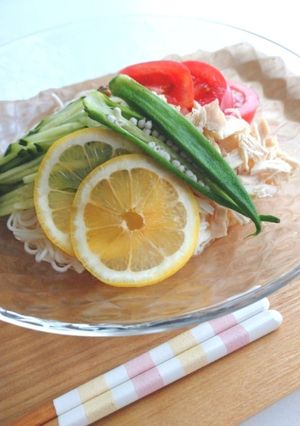 さっぱりさわやか　レモンそうめん-レシピのメイン写真
