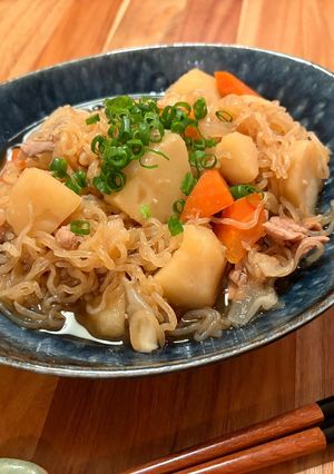 おばあちゃん直伝ニンニク入り無水肉じゃが-レシピのメイン写真