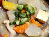 根菜と鶏肉のれんこんスープ