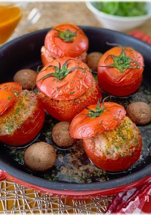 トマト*ファルシ(フランス風 トマトの肉詰め)-レシピのメイン写真