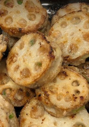 レンコンの挟み焼き-レシピのメイン写真