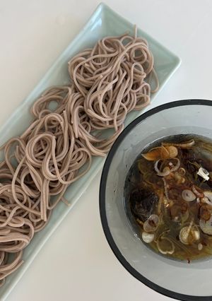 夏バテ防止！「めかぶの冷やしそば」-レシピのメイン写真