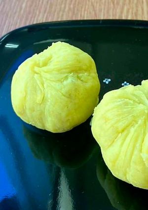 レンチン!さつまいもの茶巾しぼり-レシピのメイン写真