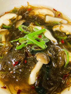 レンチン酸辣湯風腸活もずくスープ-レシピのメイン写真