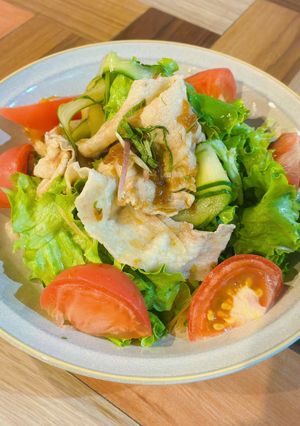 梅香る薬味たっぷり冷しゃぶサラダ-レシピのメイン写真