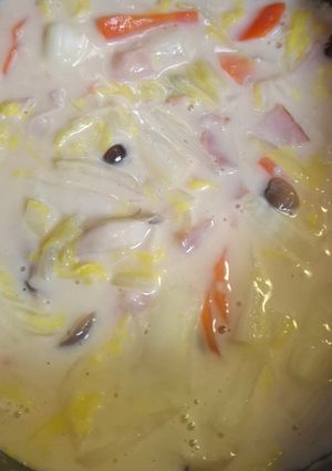 白菜ときのこのクリーム煮-レシピのメイン写真