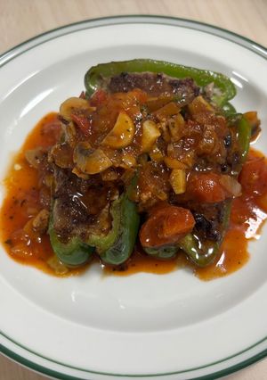 ピーマンの肉詰め-レシピのメイン写真
