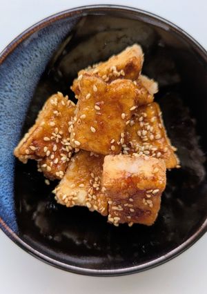 厚揚げの甘辛ごま唐揚げ-レシピのメイン写真