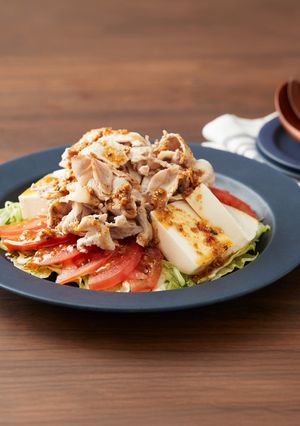 担々風豚しゃぶ豆腐サラダ-レシピのメイン写真