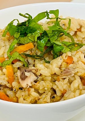 【ズボラ料理】鰯缶の炊き込みご飯-レシピのメイン写真