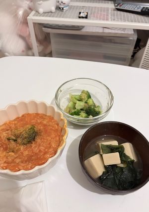 ブロッコリーのトマトチーズリゾット-レシピのメイン写真