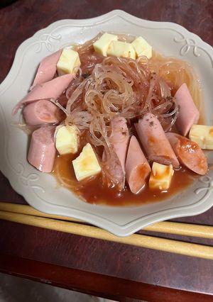 トマトソースとチーズのパスタ風＊-レシピのメイン写真