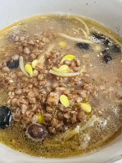 あさりダシダでナムル&黒豆&もち麦スープ-レシピのメイン写真