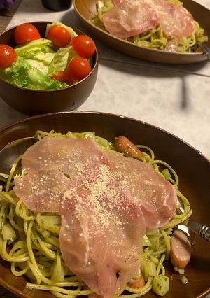 旦那絶賛！簡単ジェノベーゼパスタ-レシピのメイン写真