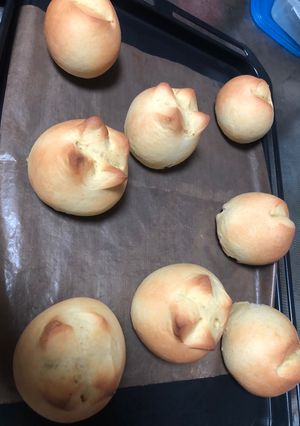 千織パパのかぼちゃパン(卵不使用).-レシピのメイン写真