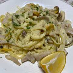 รูปของ すっきり爽やかなゆずのパスタ