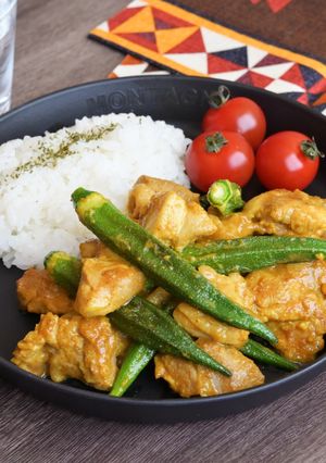 オクラタンドリーチキン-レシピのメイン写真