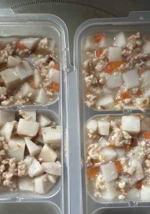 離乳食　里芋の煮っ転がし(2種)-レシピのメイン写真