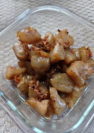こんにゃくの甘辛炒め-レシピのメイン写真