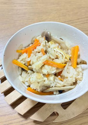 ごぼうの炊き込みご飯-レシピのメイン写真