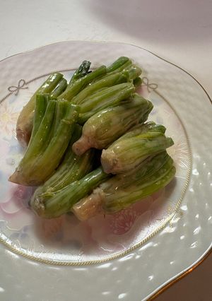 ほうれん草の茎 辛子マヨ和え！-レシピのメイン写真