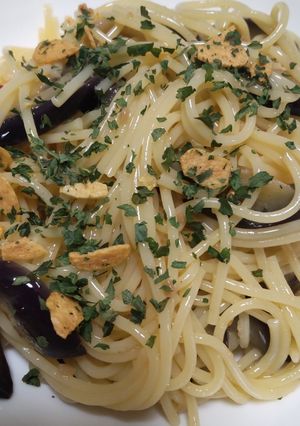 茄子とパスタのペペロンチーノ♪-レシピのメイン写真
