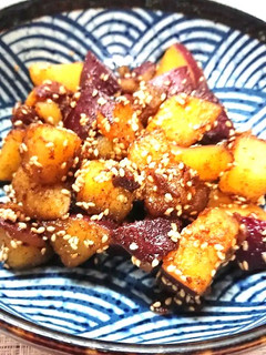 サツマイモの蜂蜜がけ-レシピのメイン写真