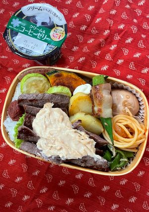 ももステーキクリームチーズソース弁当-レシピのメイン写真