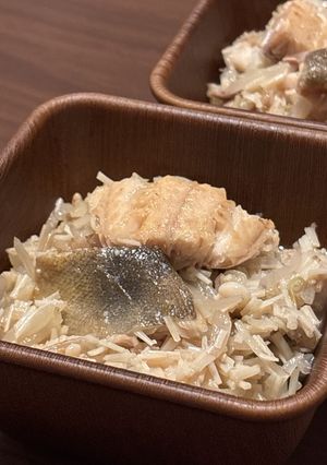 ホッケ入り、もやしとえのきのかんたん煮-レシピのメイン写真