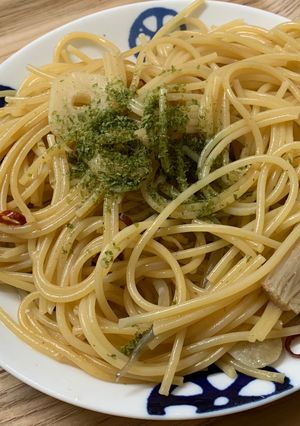 ニンニク和風パスタ-レシピのメイン写真