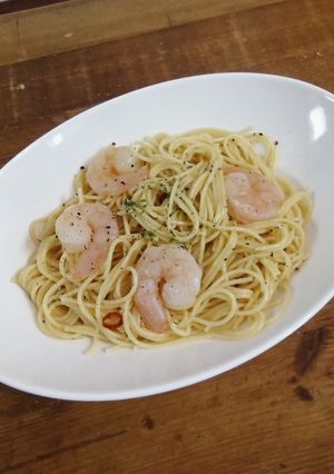 レンジで簡単♪ペペロンチーノ-レシピのメイン写真