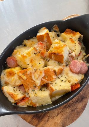 食パンと牛乳でパングラタン☆朝食ランチに-レシピのメイン写真