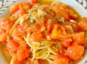 夏野菜★トマトとアンチョビのオイルパスタ-レシピのメイン写真